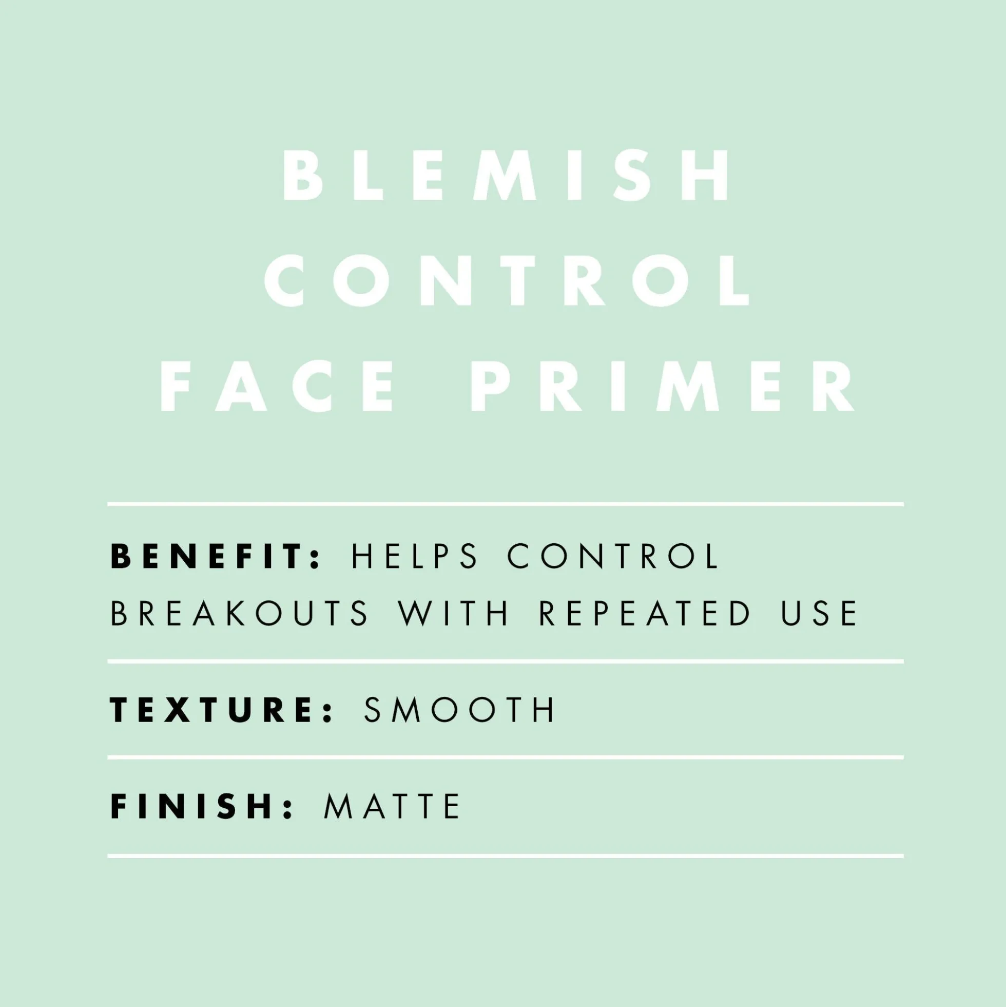 Blemish Control Face Primer