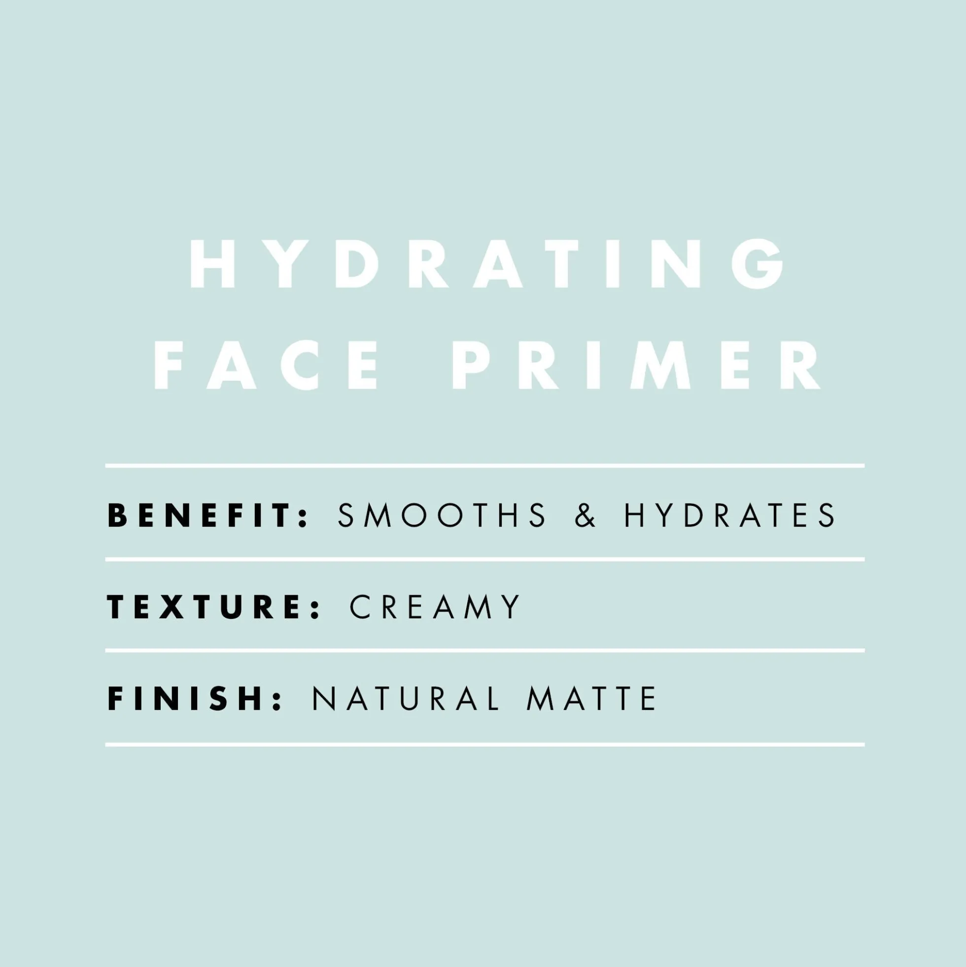 Hydrating Face Primer