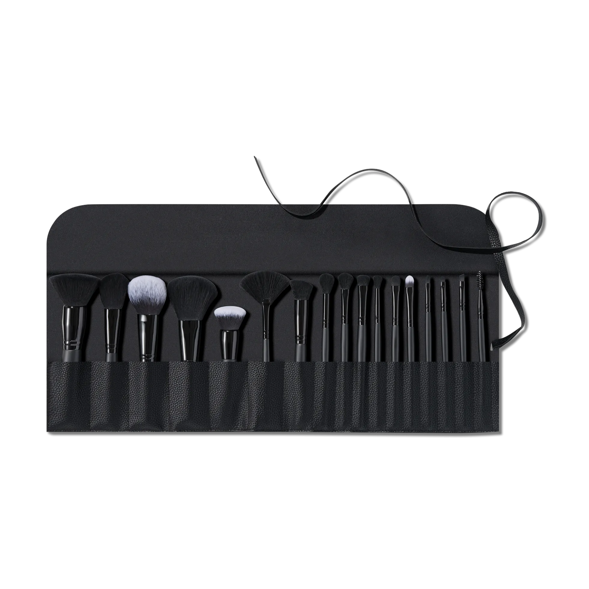 17-Piece Ultimate Makeup Brush Set & Travel Roll