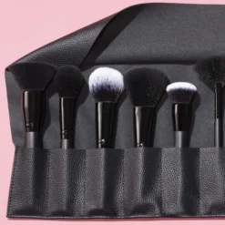 17-Piece Ultimate Makeup Brush Set & Travel Roll