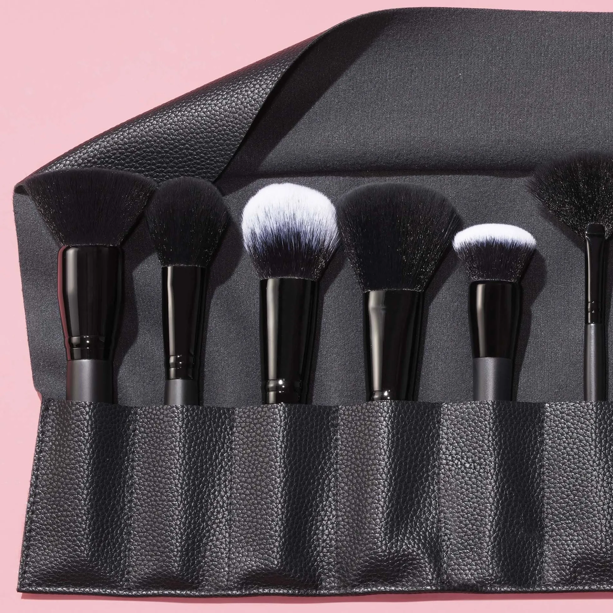 17-Piece Ultimate Makeup Brush Set & Travel Roll