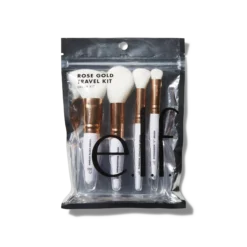 Rose Gold Travel Brush Kit