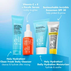 Wake the e.l.f. Up Skincare Kit